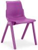 Hille Ergostak All-plastic Chair - Age 14 - Purple