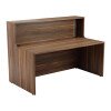 TC Reception Unit - 1400 x 800 x 1170mm - Dark Walnut