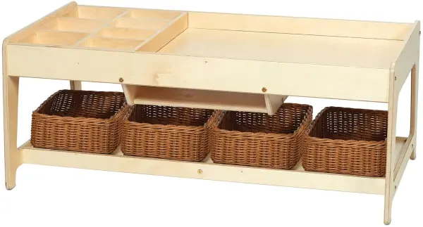 Millhouse Investigative Play Table & 4 Baskets