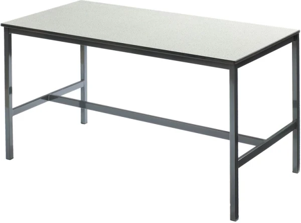 Metalliform Fully Welded H Frame Craft Table - Trespa - 1200 x 750mm