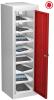 Probe TabBox Single Door 8 Compartment Locker with USB - 1000 x 305 x 370mm - Red (Similar to BS 04 E53)