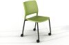 KI Grafton 4 Leg Chair - Castors - Grass Green