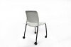 KI Grafton 4 Leg Chair - Castors - Cool Grey