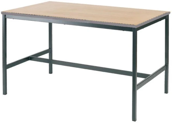 Metalliform Fully Welded H Frame Craft Table - PU Edge - 1200 x 750mm