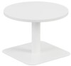 TC One Contract Low Table 600mm Diameter - White