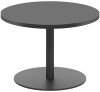 TC One Contract Low Table 600mm Diameter - Dark Walnut (8-10 Week lead time)