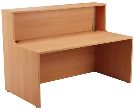 TC Reception Unit - 1600 x 800 x 1170mm - Beech