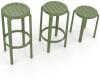 Siesta Tom Bar Stool - 650mm - Olive Green