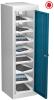 Probe TabBox Single Door 8 Compartment Locker with Standard Plug - 1000 x 305 x 370mm - Blue (Similar to RAL 5019)