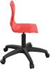 Titan Swivel Junior Chair with Black Base - (6-11 Years) 355-420mm Seat Height - Red