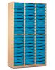 Monarch 60 Shallow Tray Storage Cupboard - Cyan