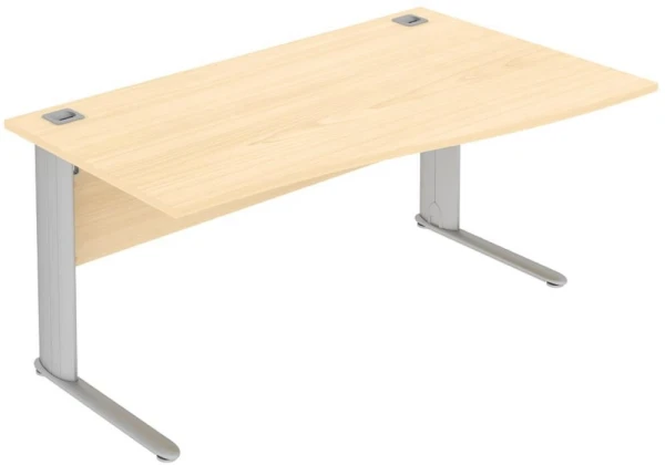 Elite Optima Plus Single Wave Desk 1400 x 600-800mm