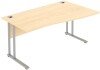 Elite Flexi Single Wave Desk 1600 x 1000-800mm