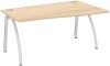 Elite Callisto Single Wave Desk - W1800 x D800-600 x H740mm