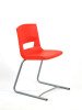 KI Postura+ Reverse Cantilever Chair - 755mm Height - 14+ Years - Poppy Red