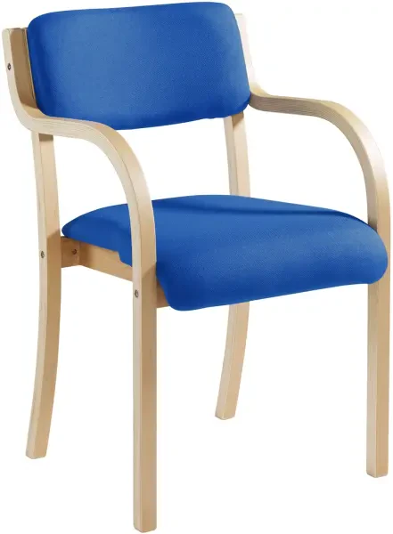 Dams Prague - Conference Chair with Arms - Blue