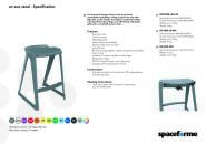 En One Stool Specification Sheet