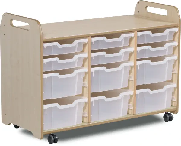 Millhouse Triple Tray Storage Unit with 6 Shallow & 6 Deep Trays