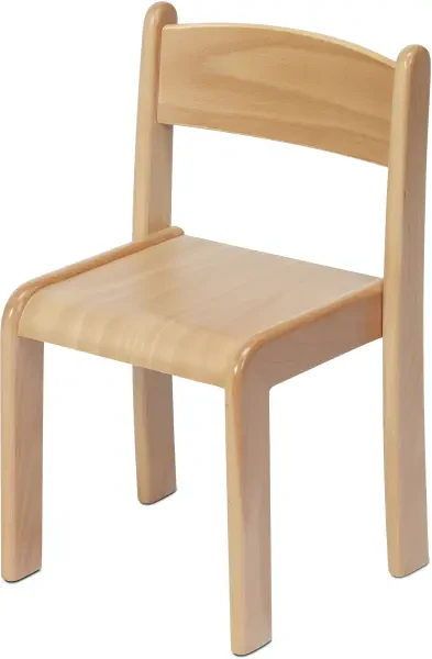 Millhouse Beech Stacking Chair - Seat Height (310mm) - Pack of 4