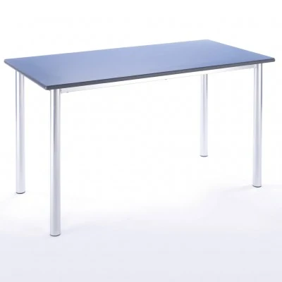 Metalliform Rectangular Meeting Room Table - PU Edge - 1200 x 600mm