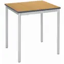 Metalliform RT32 Square Table - MDF Edge - 600mm