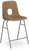 Hille E-Series High Back Stool - Brown