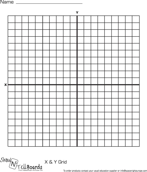 Spaceright A4 Flexible Show N Tell Boards x & Y Grid 100 Pack