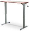 Advanced Sit Stand Height Adjustable Table - Red