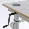 Metalliform HA200 Series Height Adjustable Table - 700 x 600mm