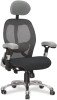 Nautilus Ergo Luxury Mesh 24 Hour Executive Chair - Grey with Black Seat