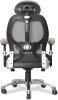 Nautilus Ergo Luxury Mesh 24 Hour Executive Chair - Grey with Black Seat