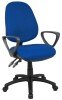 Gentoo Vantage 100 2 Lever Operators Chair with Fixed Arms - Blue
