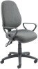 Dams Vantage 100 Operators Chair with Fixed Arms - Charcoal
