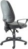 Dams Vantage 100 Operators Chair with Fixed Arms - Charcoal