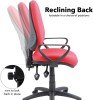 Dams Vantage 100 Operators Chair with Fixed Arms - Red