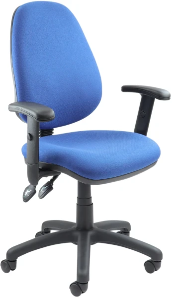 Dams Vantage 100 Operators Chair with Adjustable Arms - Blue