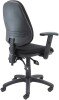 Gentoo Vantage 100 - 2 Lever Operators Chair with Adjustable Arms - Black