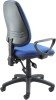 Gentoo Vantage 200 - 3 Lever Asynchro Operators Chair with Fixed Arms - Blue