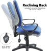 Dams Vantage 200 Operator Chair with Fixed Arms - Blue