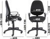 Dams Vantage 200 Operator Chair with Fixed Arms - Black