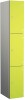 Probe Zenbox Three Compartment Locker - 1800 x 300 x 400mm - Lime Yellow