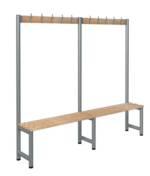 Probe Cloakroom Single Sided Hook Bench 2000 x 350mm