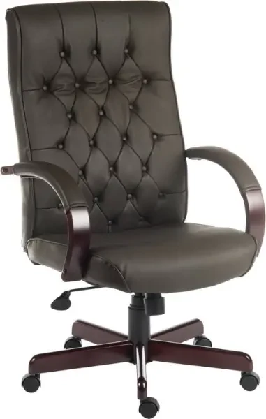 Teknik Warwick Bonded Leather Executive Chair - Brown