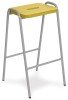 Hille MDF Colour Stained Flat Top Stool - Yellow
